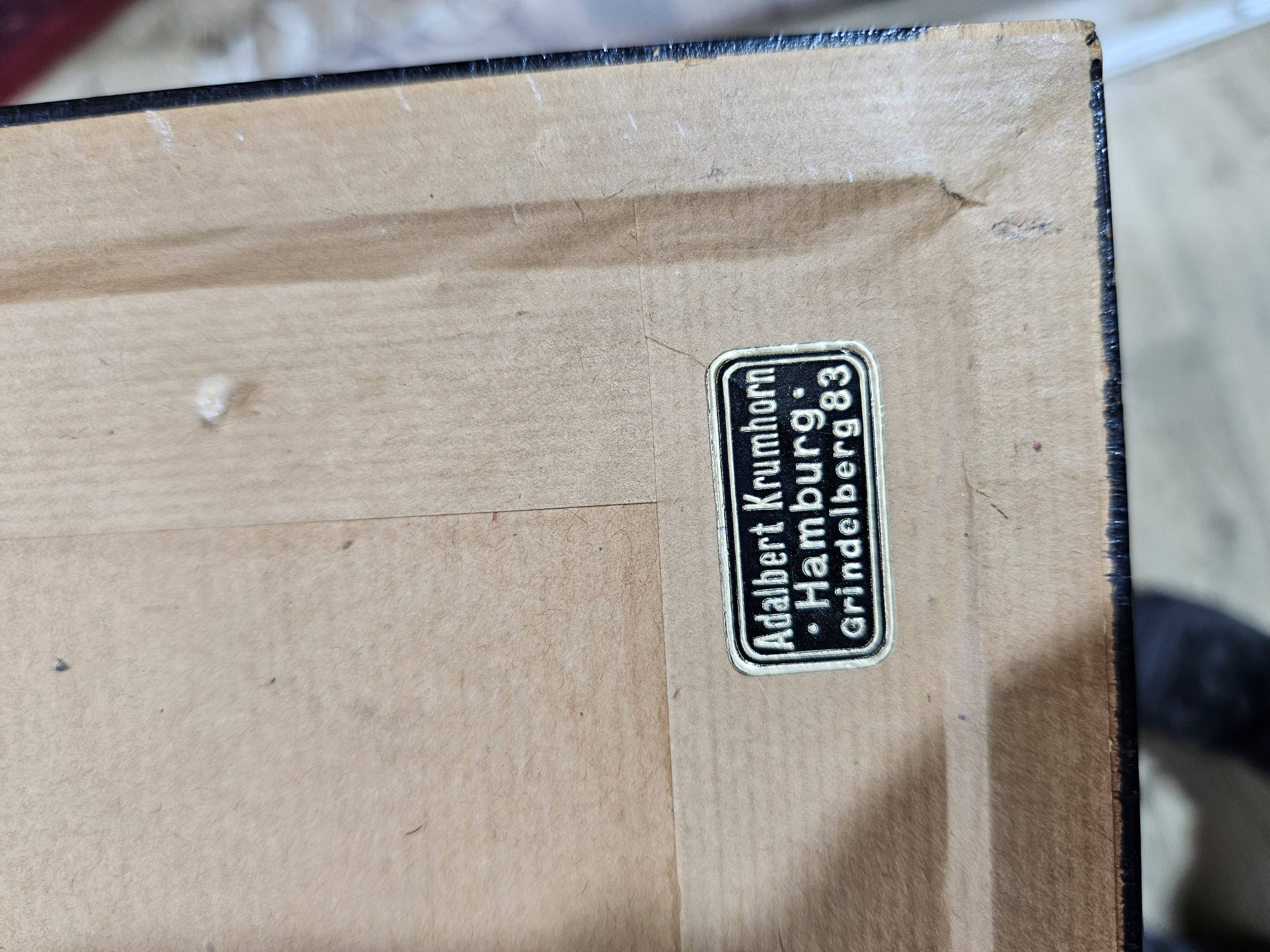 Etching "Town Hall in Hamburg" by Albrecht Bruck