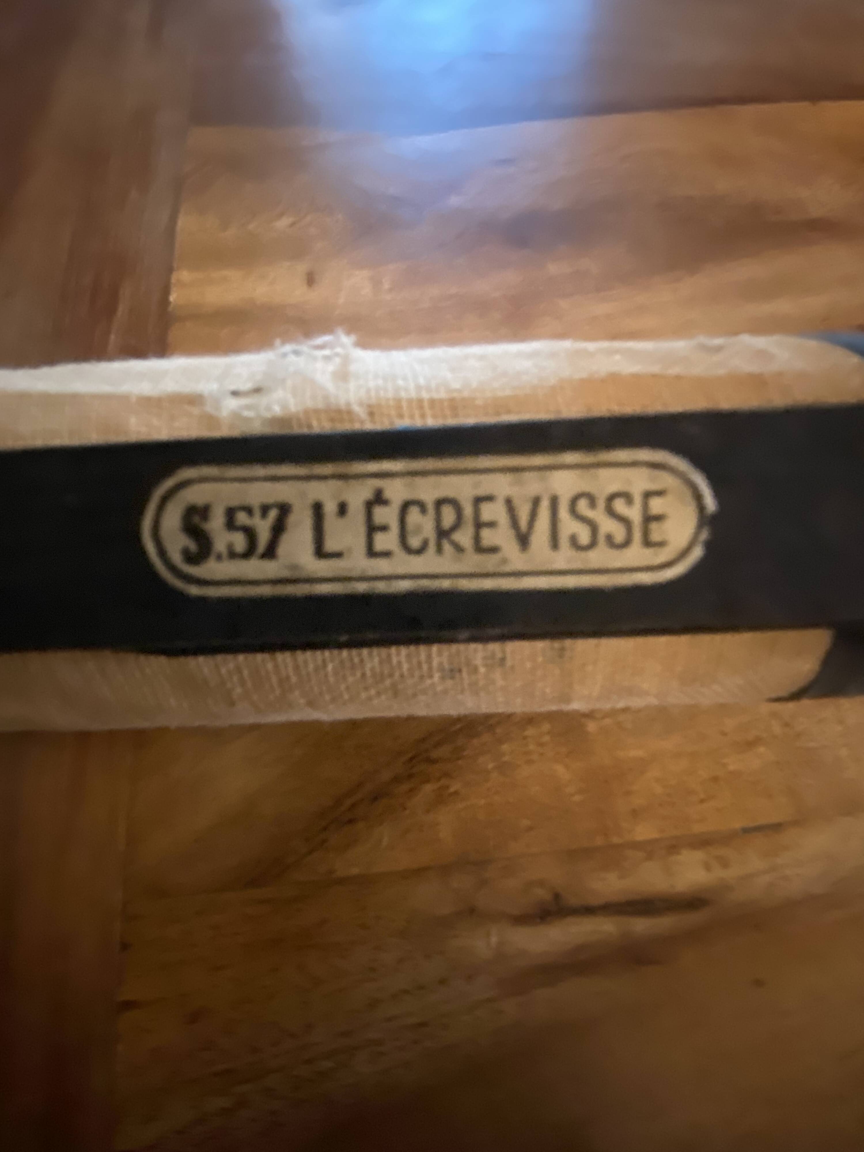 Poster Dr Auzoux, Paul Sougy 1957, No. L THE CRAYFISH