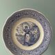 Complete set of 12 talking plates in Gien earthenware