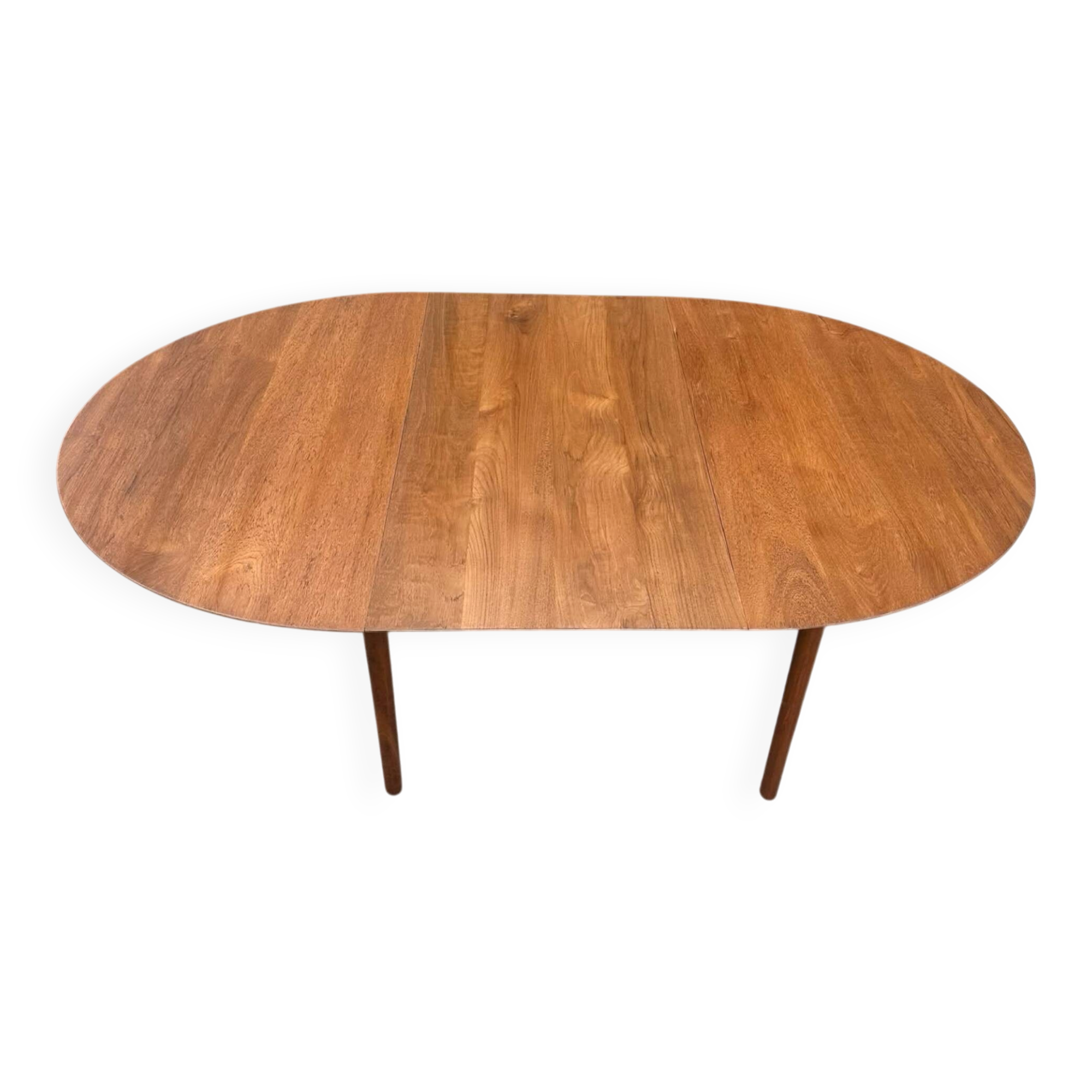 Solid teak table by Peter Hvidt for Soborg, 1956