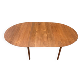 Solid teak table by Peter Hvidt for Soborg, 1956