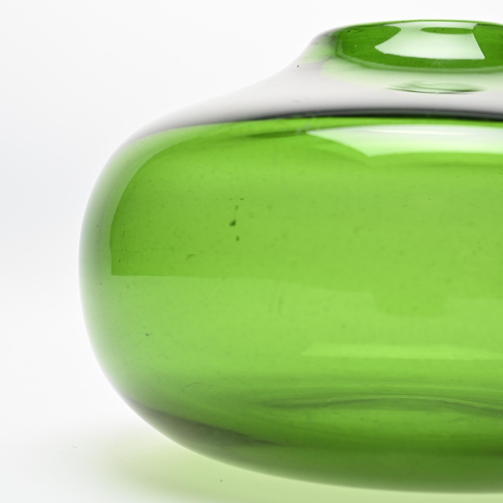 Claude Morin, blown glass vase, France