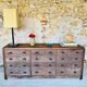Cabinetmaker's workshop furniture with 12 drawers circa 30's/40's