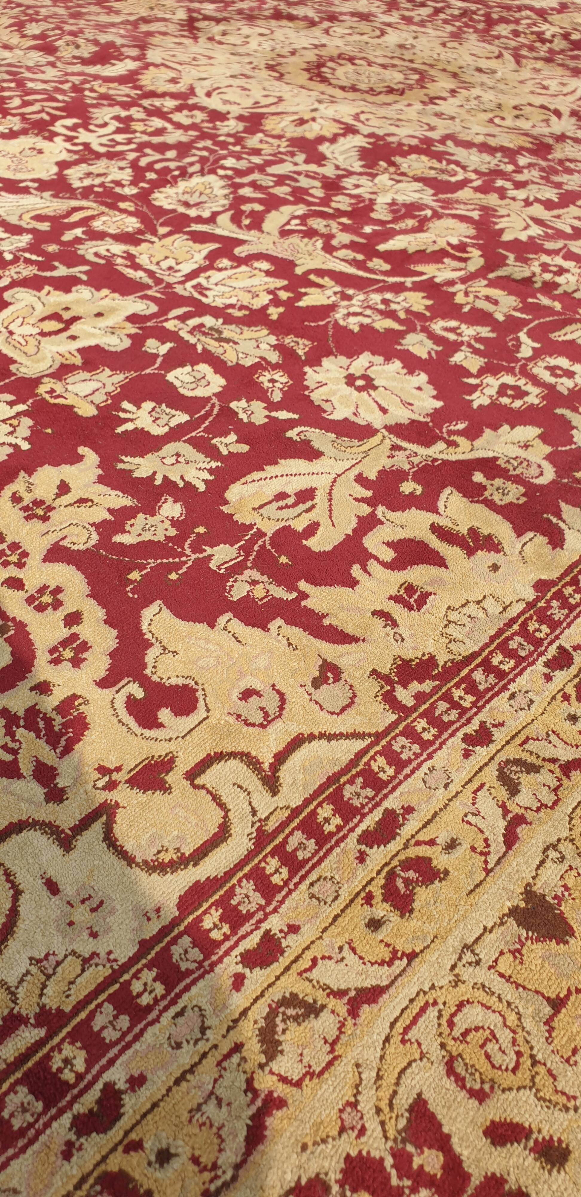 Oriental silk wool rug