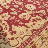 Oriental silk wool rug