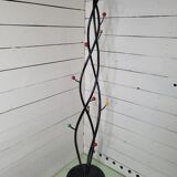 Vintage coat rack with multicolored ball