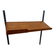 Teak Vintage Magazine Shelf By Kai Kristiansen For FM Modular Wall System.