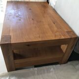 Drop table, solid wood tv cabinet