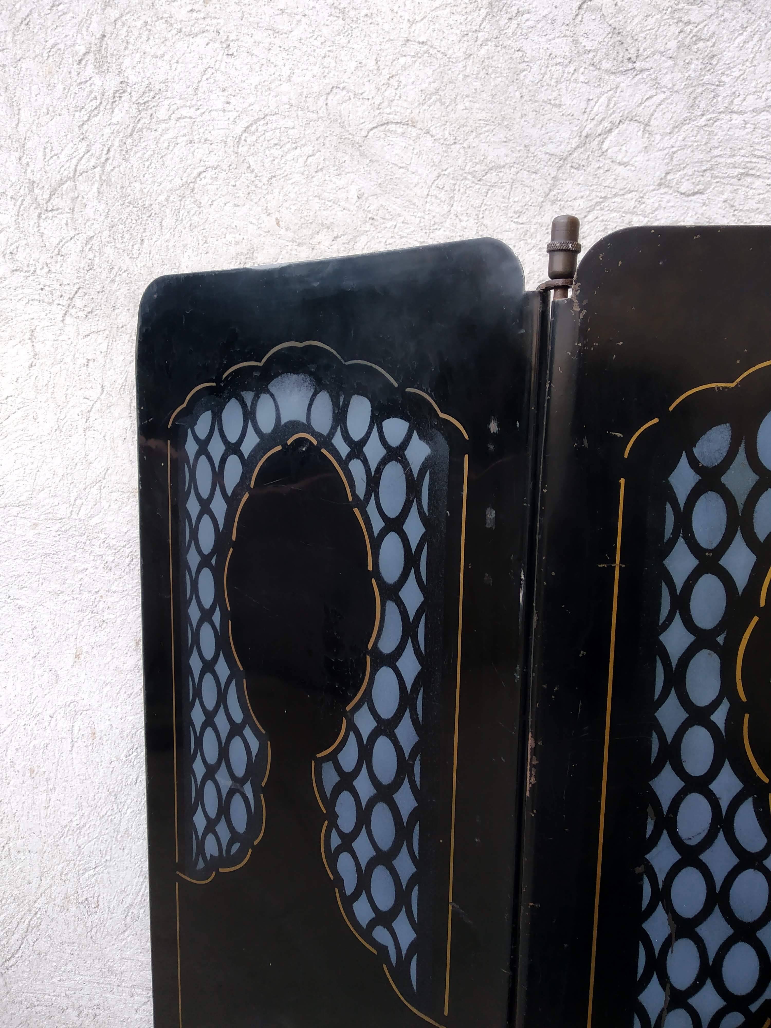 Chimney fire screen early 20th century