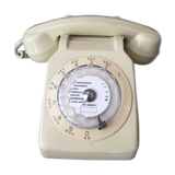 Vintage telephone with model dial s63