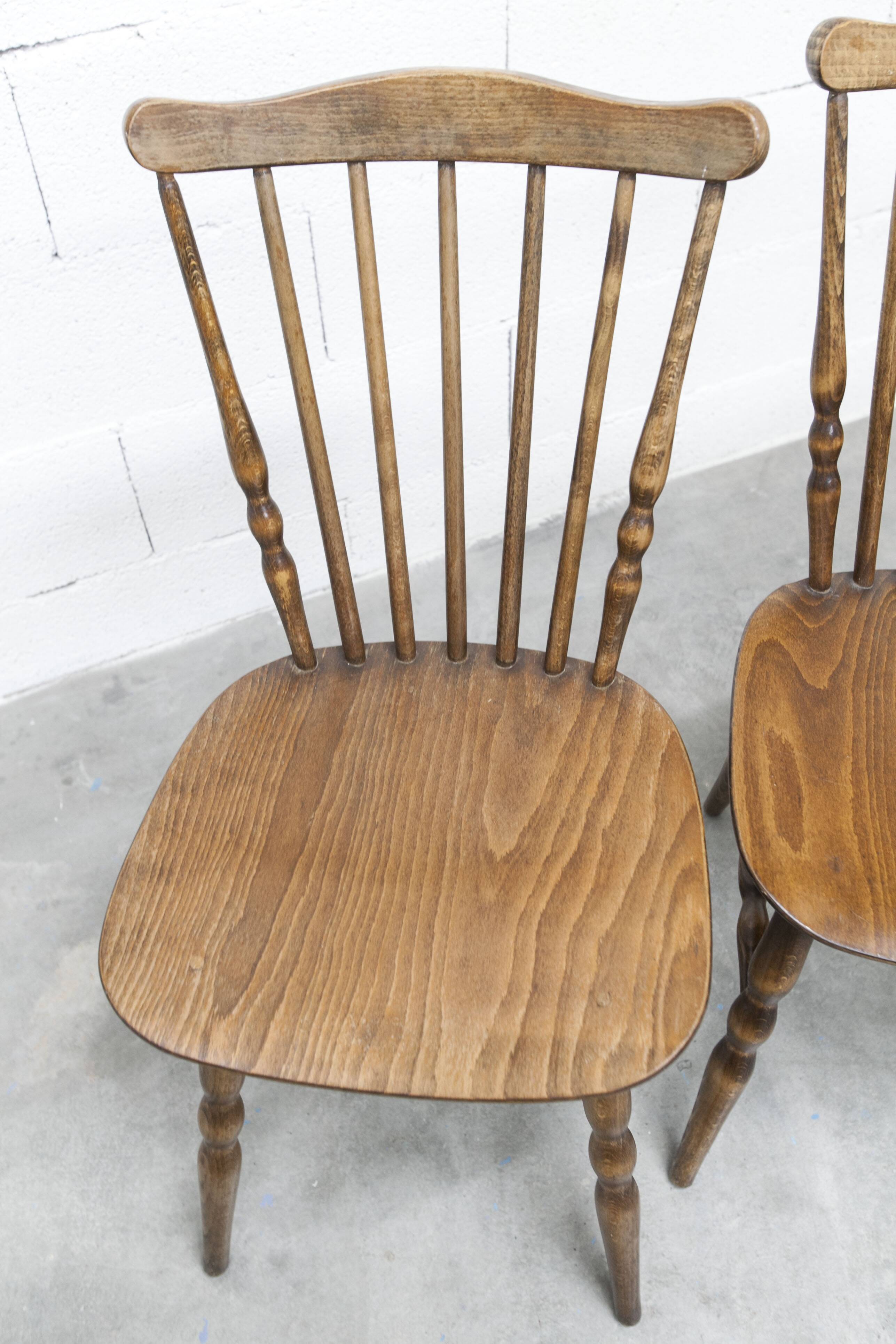 Set of 4 Baumann chairs, Florida model, 1970, superb condition