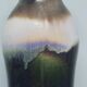 vase vintage vert, marron et blanc West Germany Scheurich