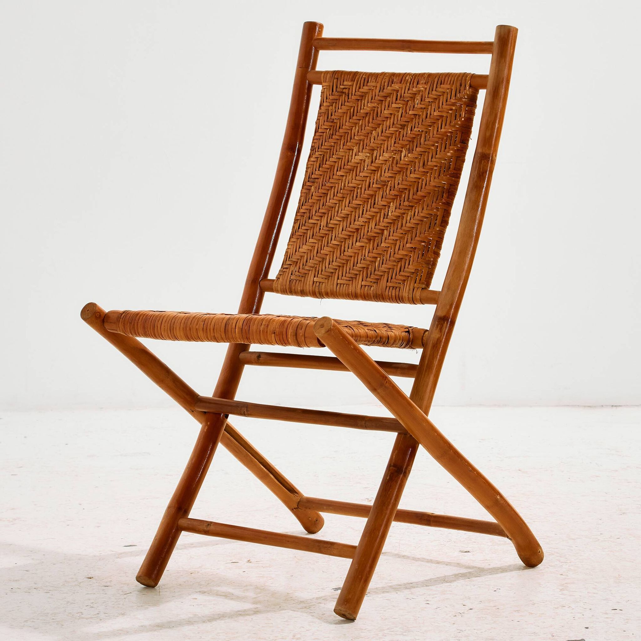 Foldable bamboo chair