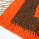 1960s Small Polish Wool Rug 132x51cm