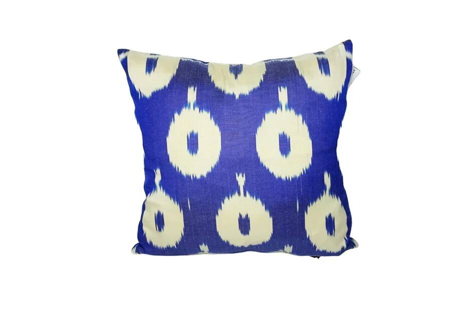 Housse de coussin ikat