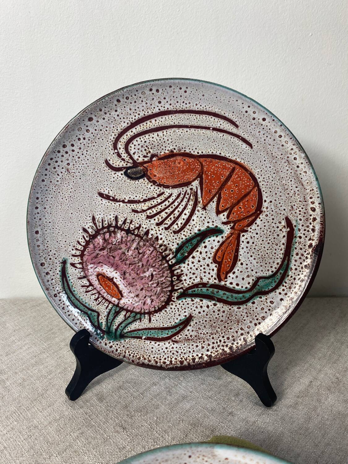 Daniel Etienne Vallauris ceramic plates