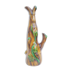 Vallauris ceramic decanter bottle tree trunk style