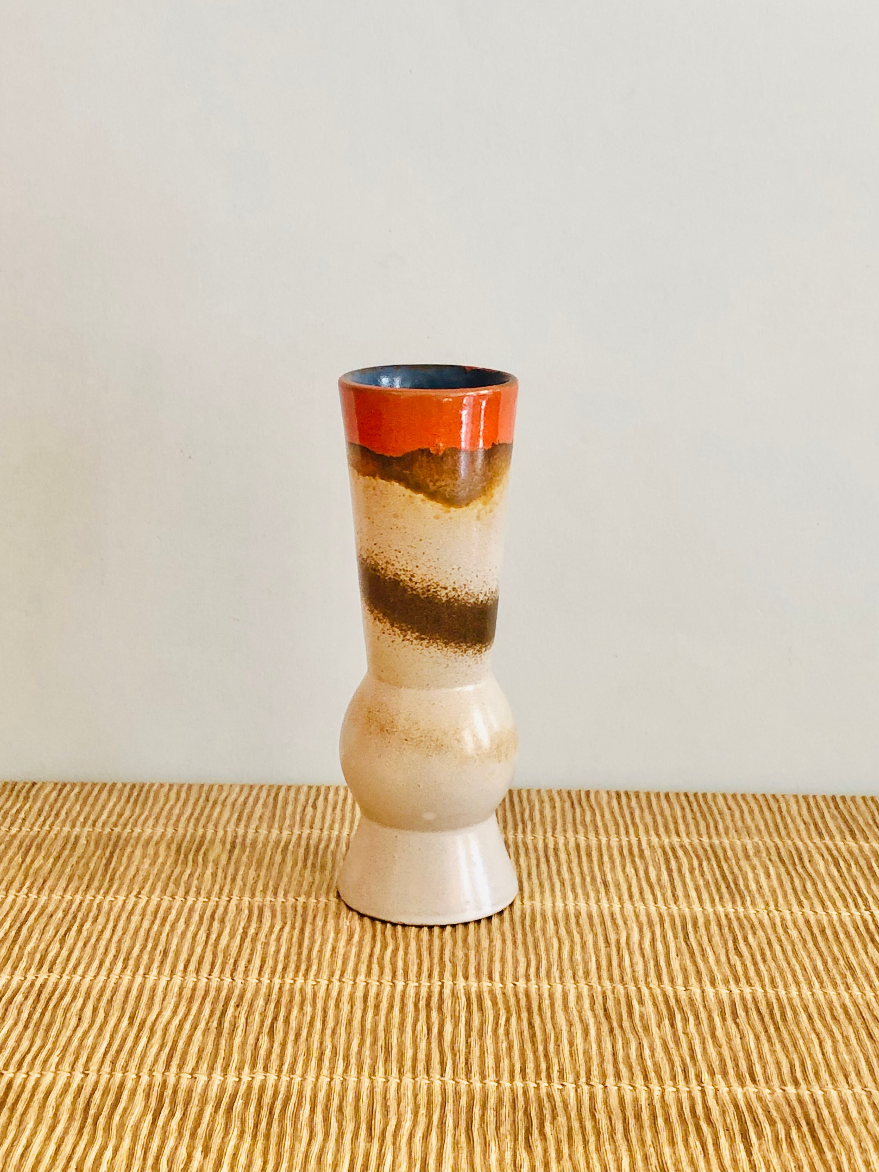 Ceramic vase Strehla, Germany