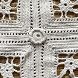 White crochet blanket 160X170