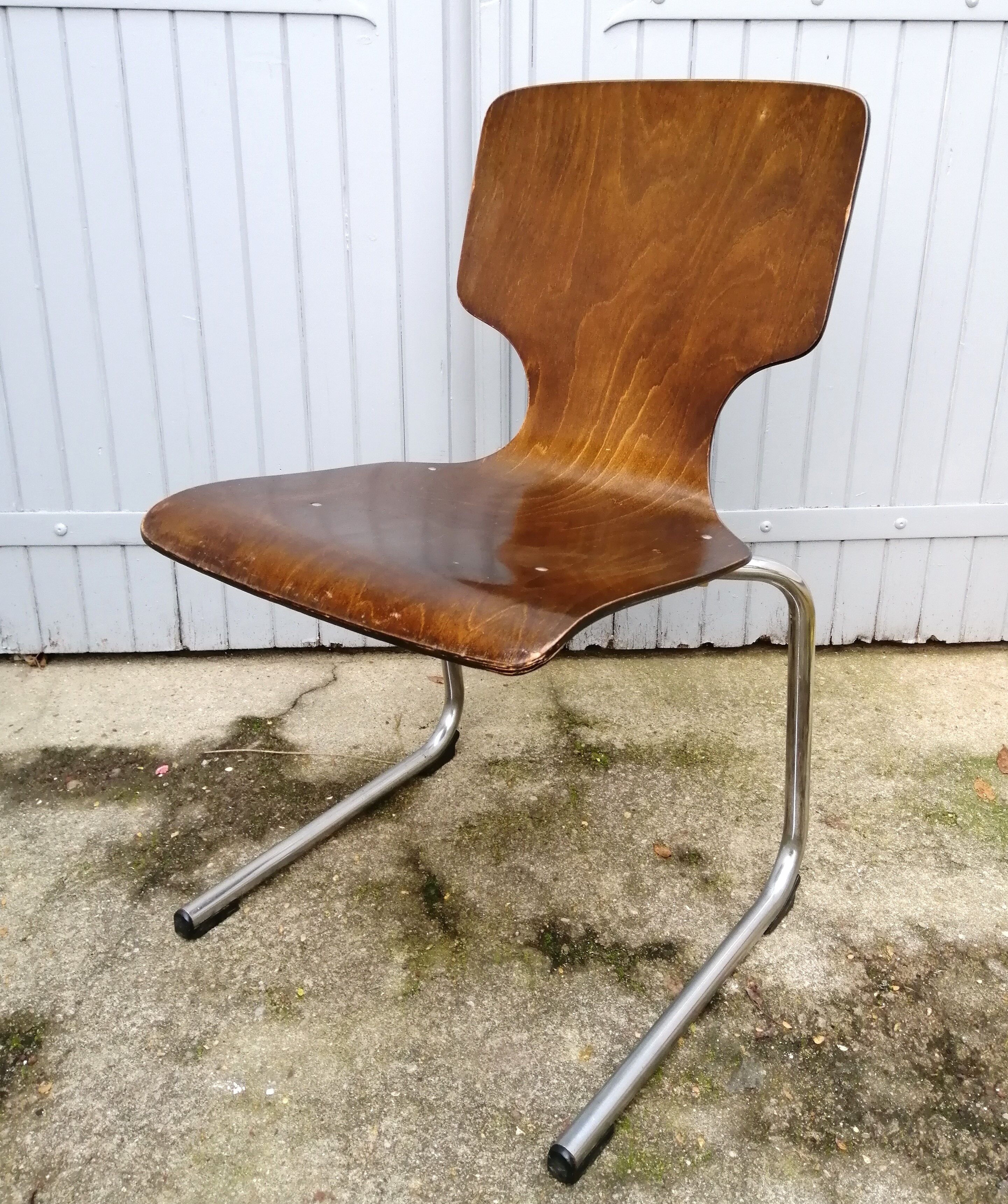 Suite of 6 chairs by Elmar Flàtotto for Pagholz 70s