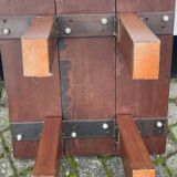 Brutalist Wooden Coffee Table