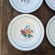 Six assiettes plates Mariette St Amand