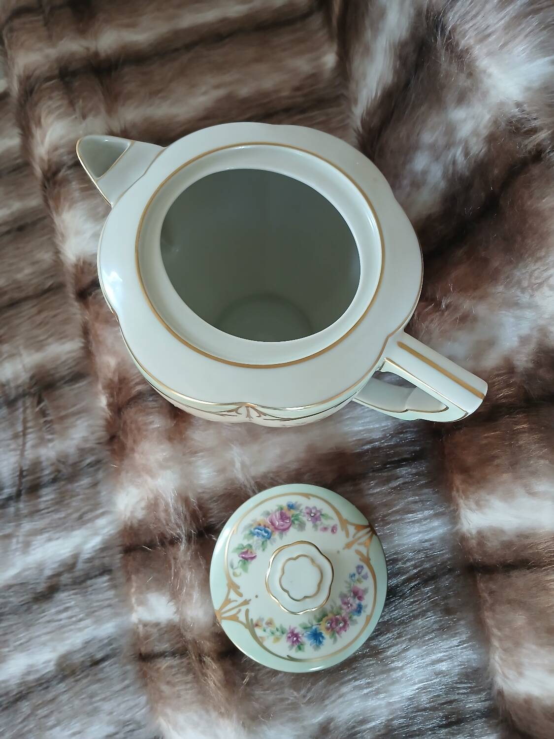 Antique fine porcelain tea set