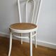 Chaise en bois et cannage