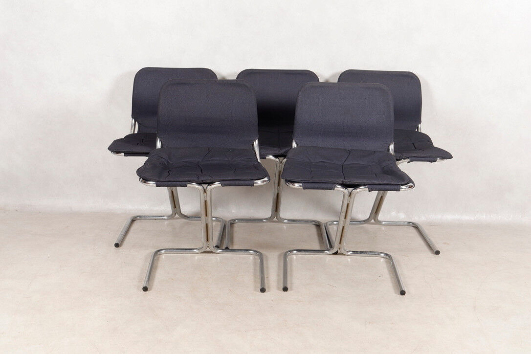 Set of 5 chairs by Ekstrand & Norman ,1970s Dux