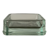 Vide poche, cendrier Bauhaus en verre Lumax, 1970