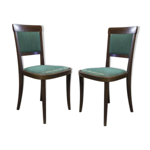 Pair of chairs art deco 1930 Europe