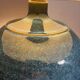 Lampe à poser en céramique craquelée année 70