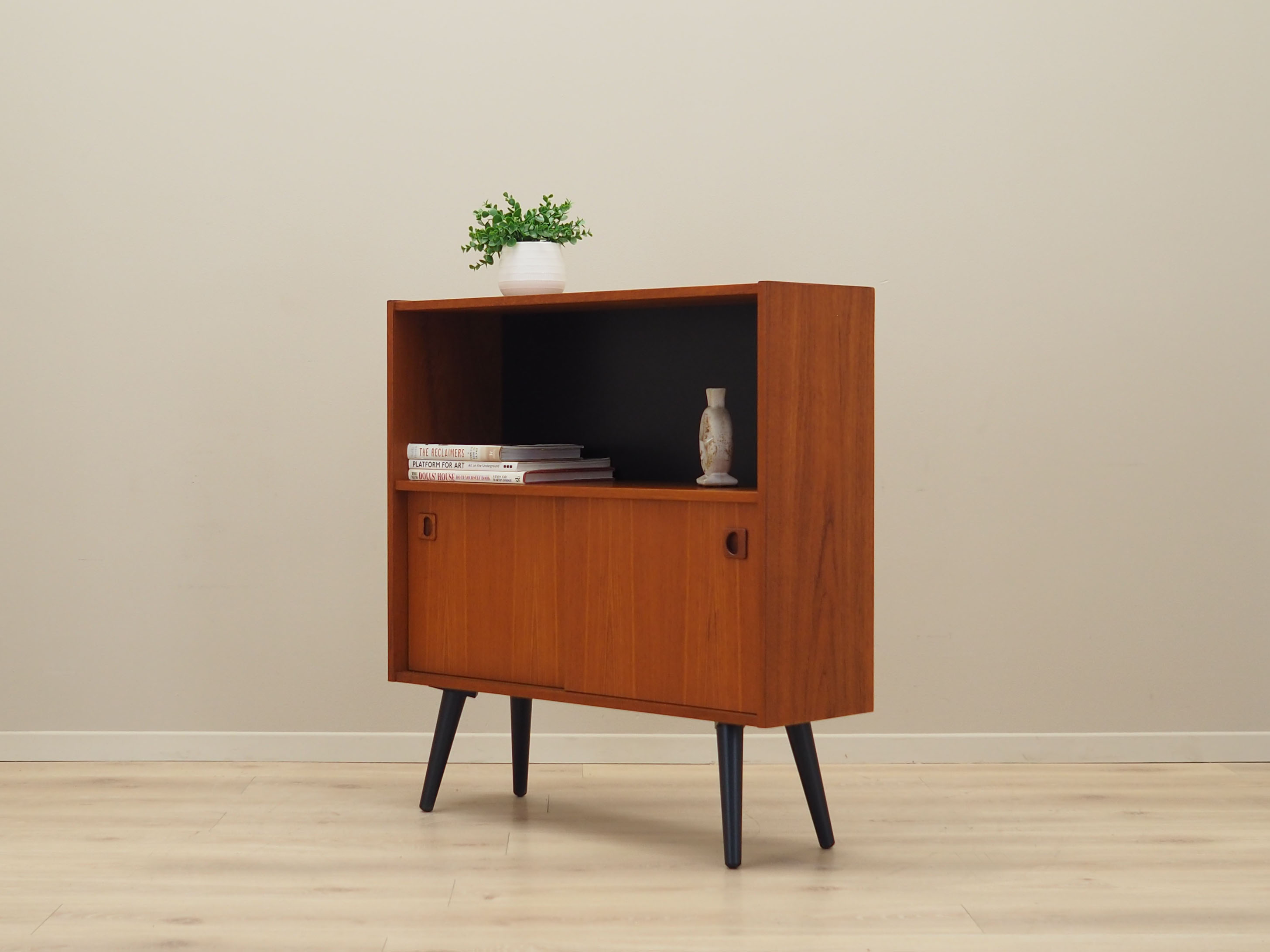 Teak bookcase, danish design, 1970s, production: denmark