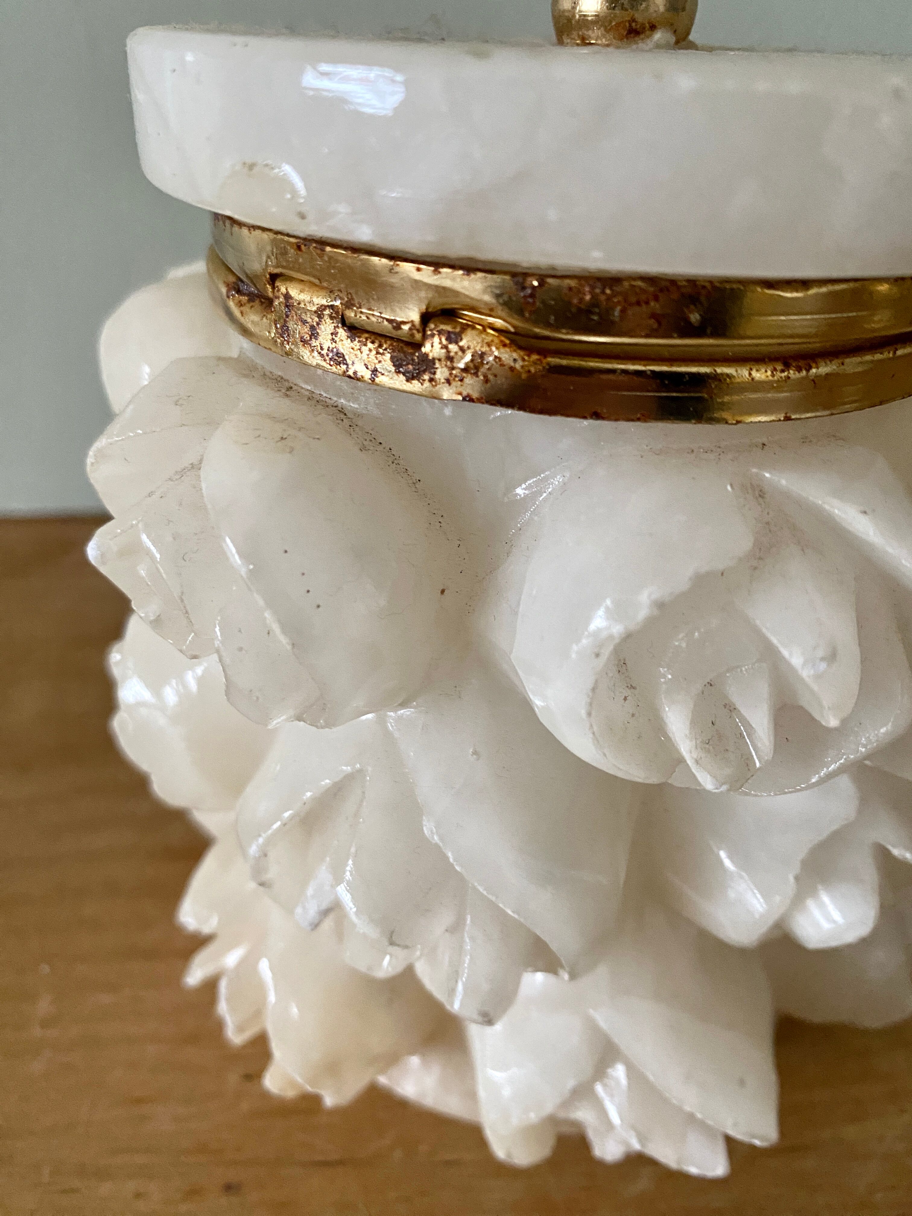 Vintage alabaster box