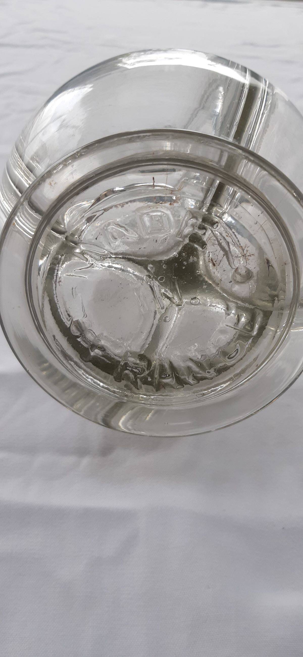 Rare antique carafe with 4 separate compartments