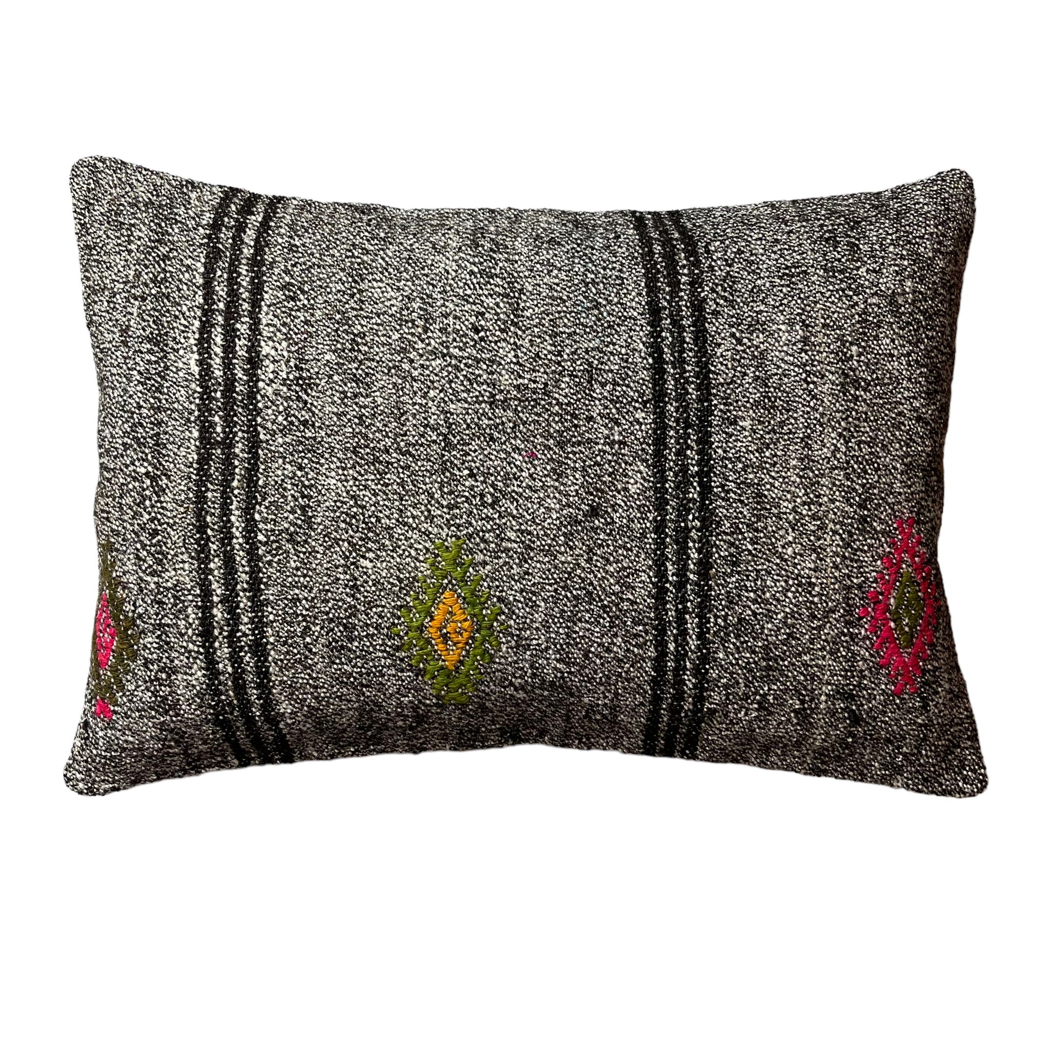 Housse de coussin vintage turque faite à la main 40 x 60 cm