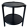Bar cart from the 60s-70s in its factory black version, attributed to Jens Quistgaard.