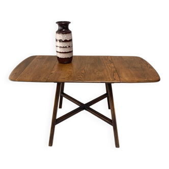 Table à abattant avec étiquette bleue "Old Colonial 377" Ercol des années 1950