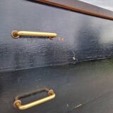 Old chest of drawers with compass feet