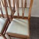 Series of 4 vintage chairs from the 60s-70s