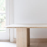 Table basse en travertin