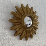 Vintage 1960s witch's eye sun mirror - 25 cm