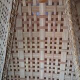 Vintage wicker pendant light