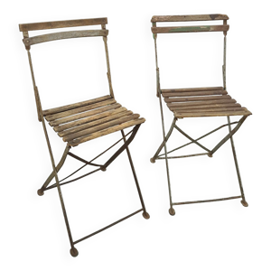 Chaises bistrot pliables