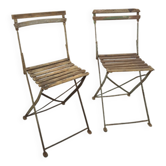 Chaises bistrot pliables