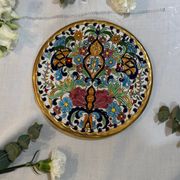 Assiette espagnole peint main