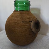 Canister in a jute dress
