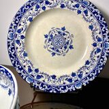 4 Assorted plates from Longwy and Moustiers