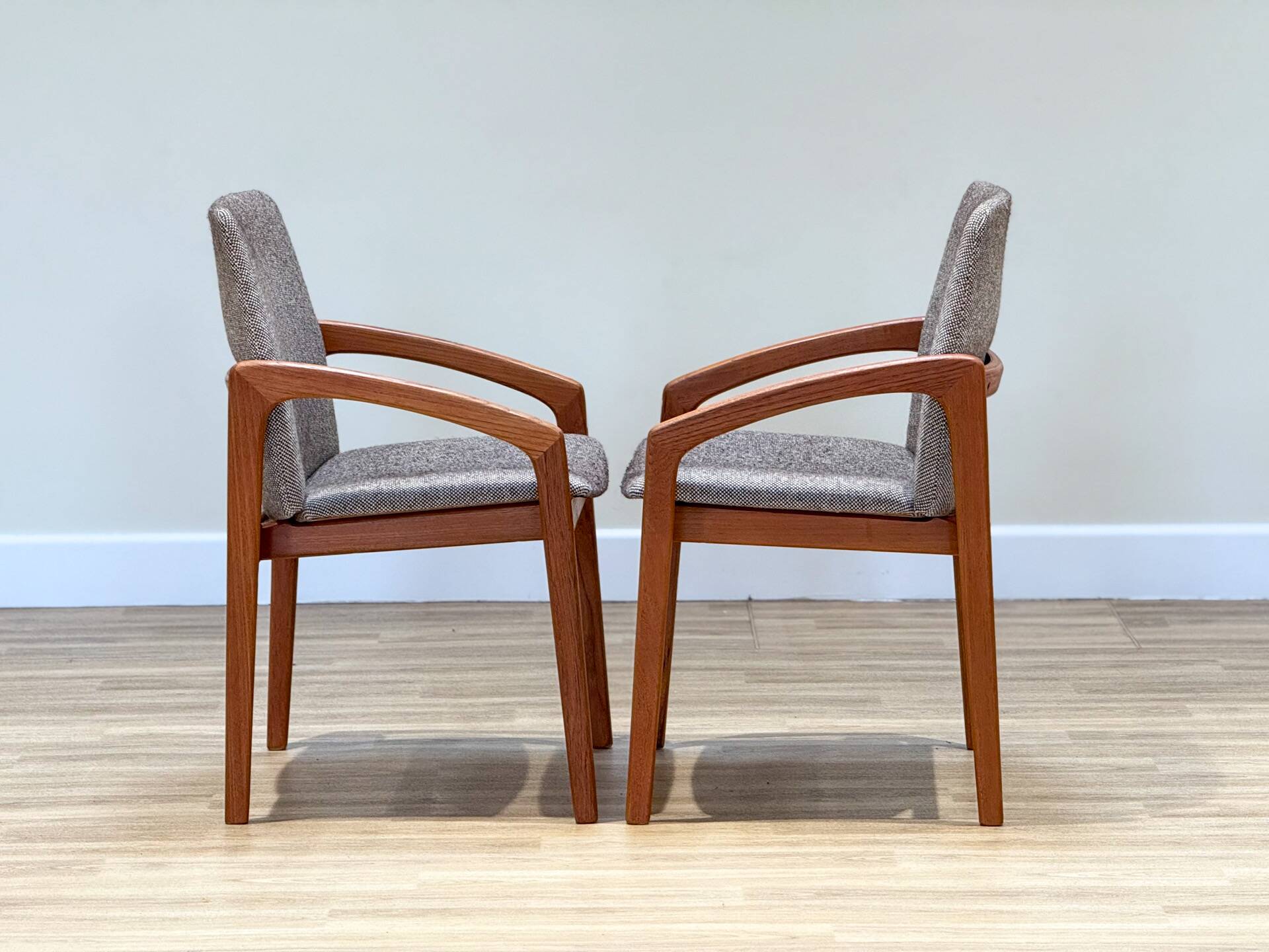 Set of 6 Danish “Knife Chairs” by K.S, 1960s