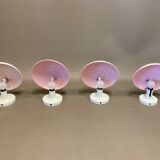 Suite of 4 modular wall lamps "Design Louis Poulsen".